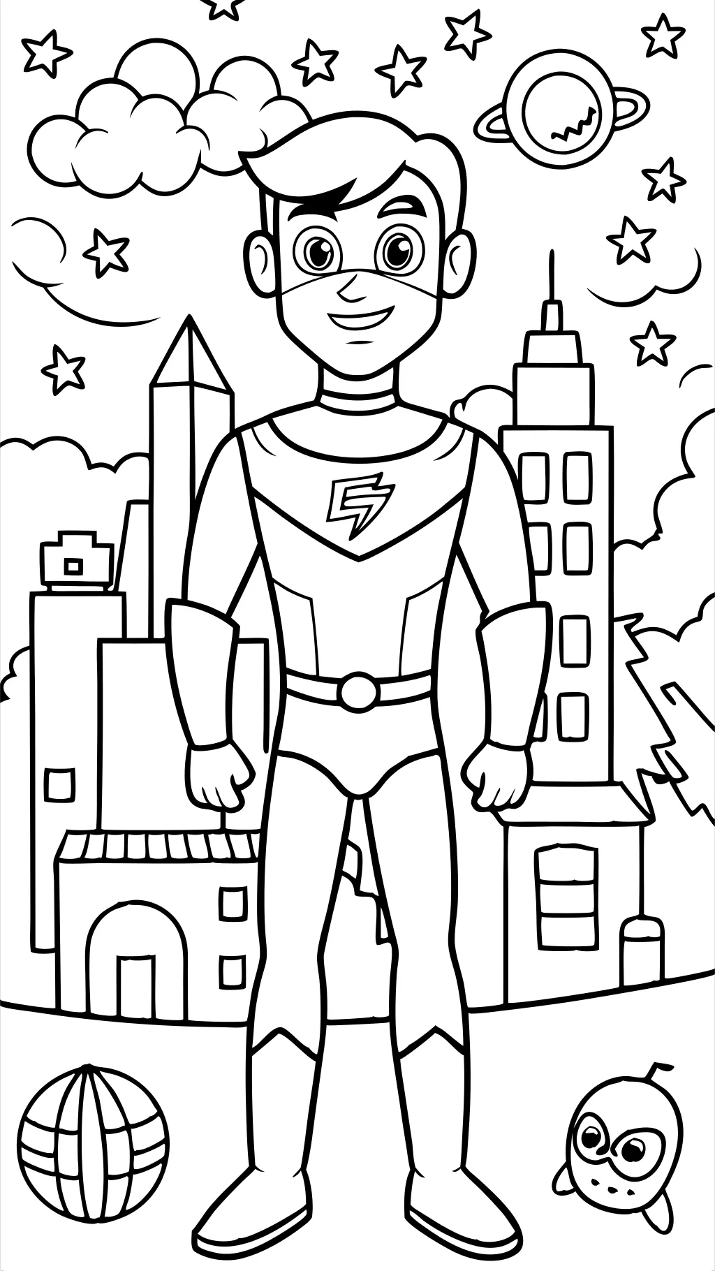 Henry Danger Coloring Page